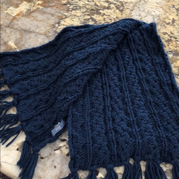 Bass Accessories Bass Navy Blue Knit Scarf Poshmark